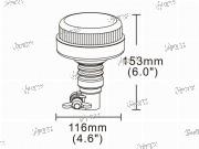 ROTATIVO (PIRILAMPO) LED 