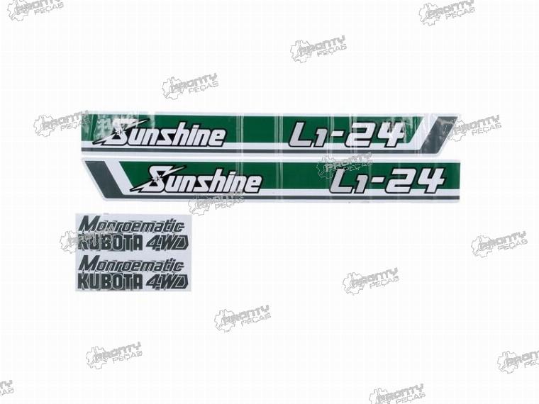 KIT AUTOCOLANTES KUBOTA L1-24 