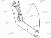 BOIA COMBUSTIVEL MF 240 6 FUROS